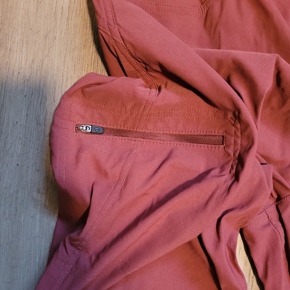 Eddie Bauer First Ascent Rose colored Ankle Capris Sz 16 - Picture 10 of 14